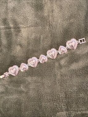 Brighton Heart Link Silver-Tone Bracelet